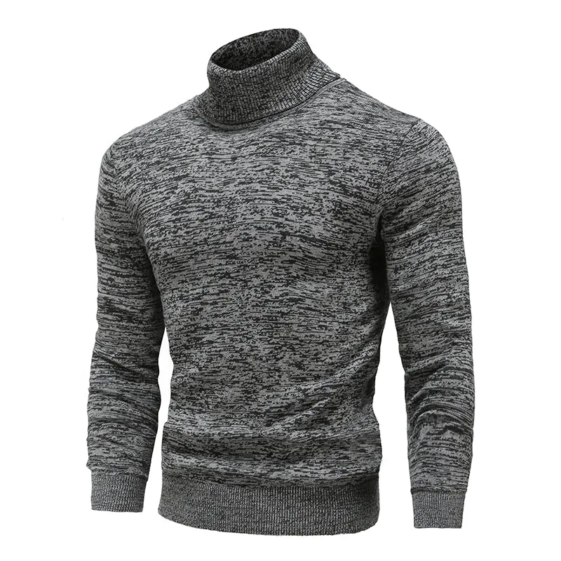 West Louis Winter Turtleneck Cotton Knitted Pullover