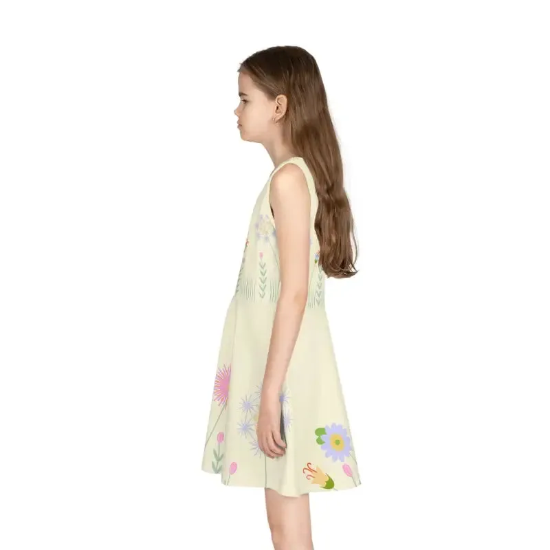 Wildflower Girls Sleeveless Sundress Stylish Choice